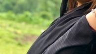 چهره خونسرد نسرین مقانلو با ژست خاص+عکس