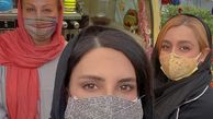 لیلا بلوکات در کنار دوستانش + عکس