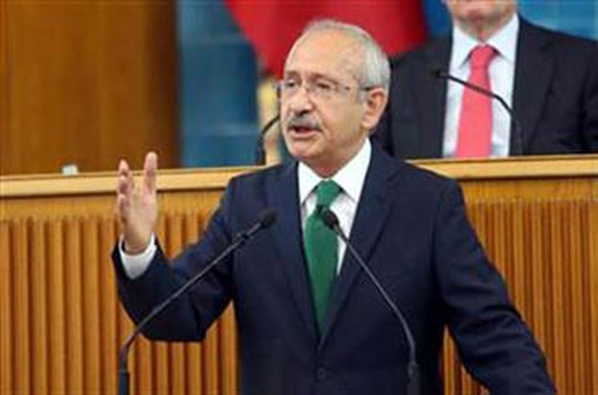 رهبر حزب اصلی مخالف اردوغان واردصحنه اعتراضات شد