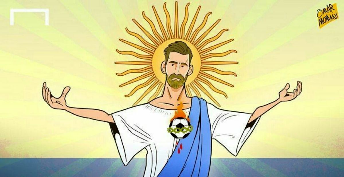 لیونل مسی، منجی مقدس+عکس