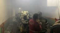 آتش نشان ها اجازه سرایت شعله‌های آتش به طبقات فوقانی را ندادند
