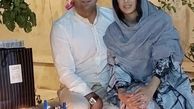علی سخنگو و همسرش + عکس