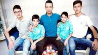 جشن تولد دوقلوهای رضا عنایتی+عکس