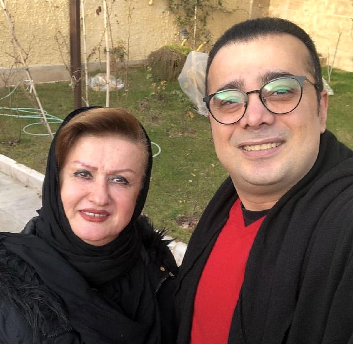 سپند امیرسلیمانی در کنار مادرش + عکس