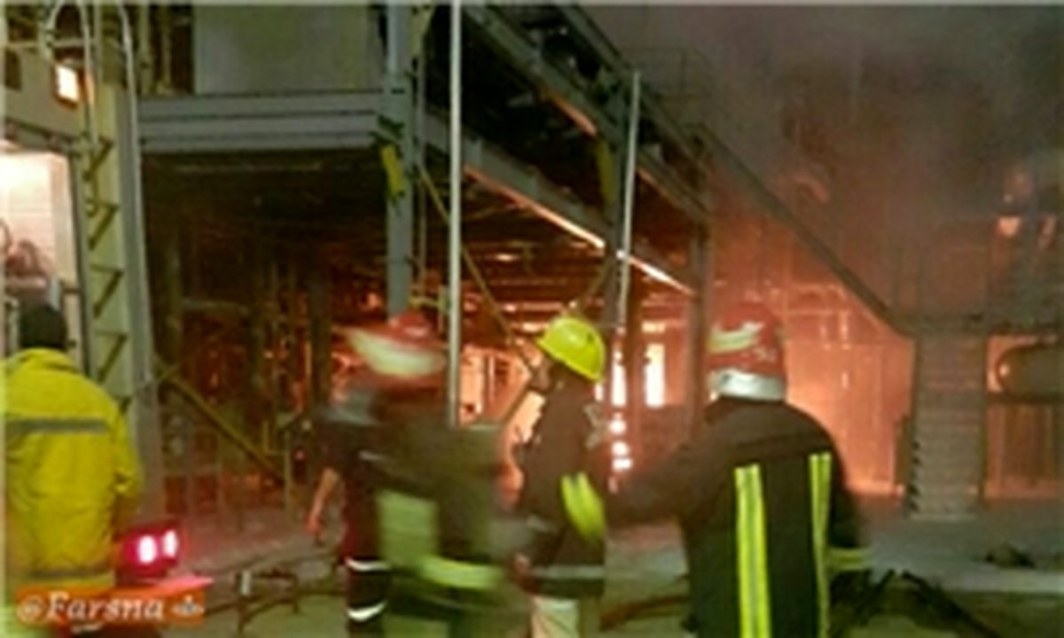 آتش سوزی در ساختمان پلاسکو تهران + تصاویر