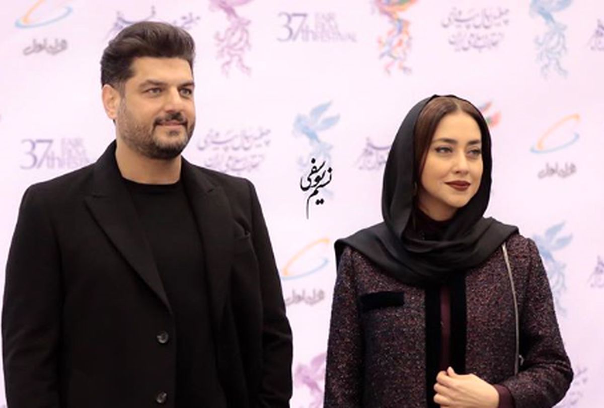 بهاره کیان افشار و سام درخشانی در جشنواره فجر/عکس 