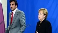 گفت‌وگوی تلفنی آنگلا مرکل با امیر قطر
