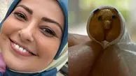 کاردستی عجیب و غریب نفیسه روشن + عکس