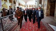 حضور نماینده پاپ در حرم امیرالمومنین(ع)+ عکس