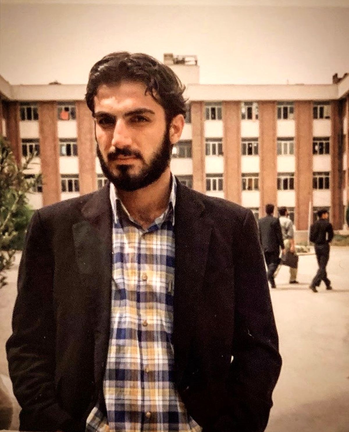 دوران دانشجویی کوروش سلیمانی در محوطه دانشگاه + عکس