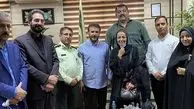 دیدار خانم بازیگر با رئیس کل اماکن تهران + عکس