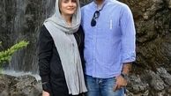 حمیدرضا پگاه و و همسرش + عکس
