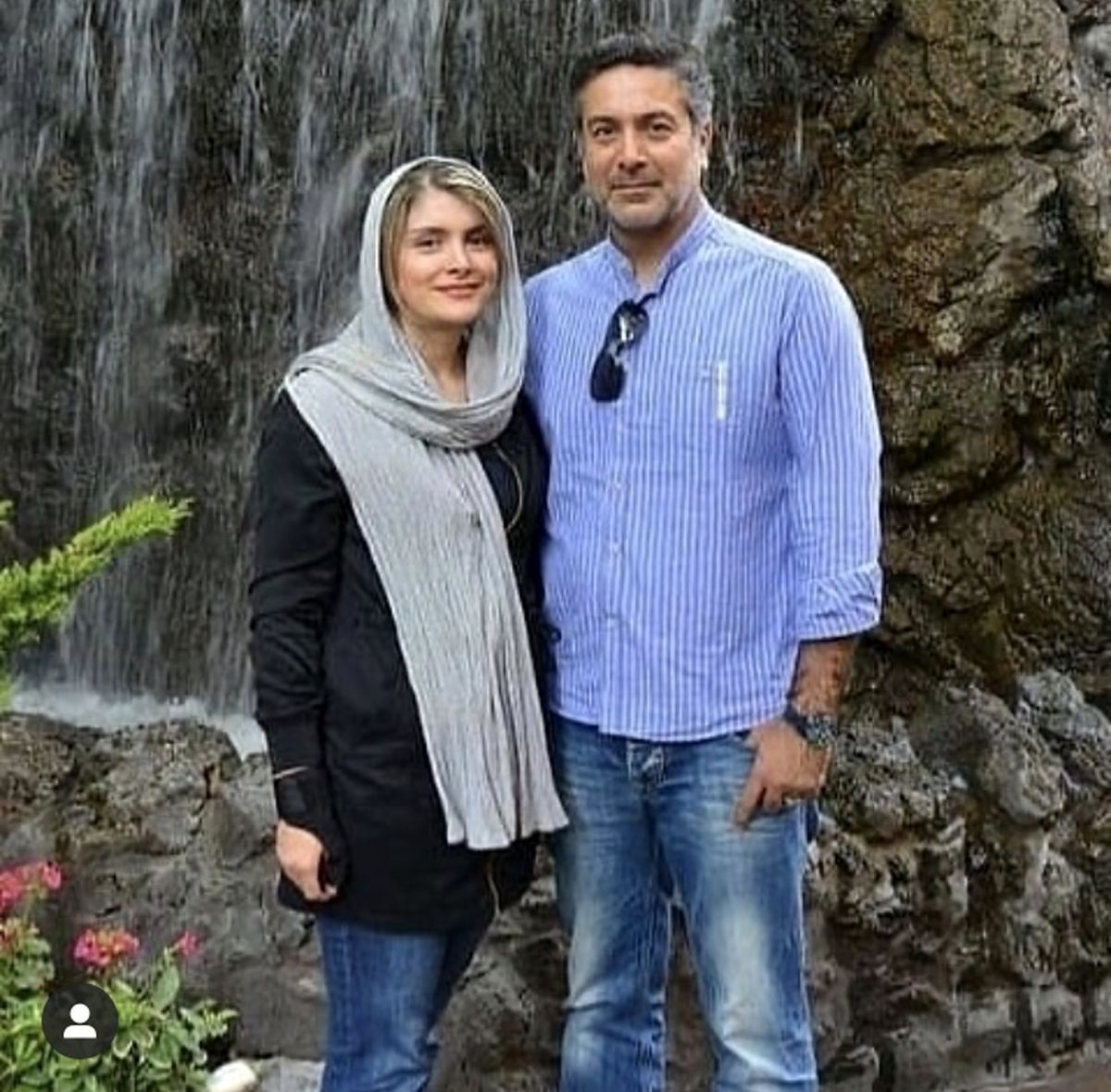 حمیدرضا پگاه و و همسرش + عکس