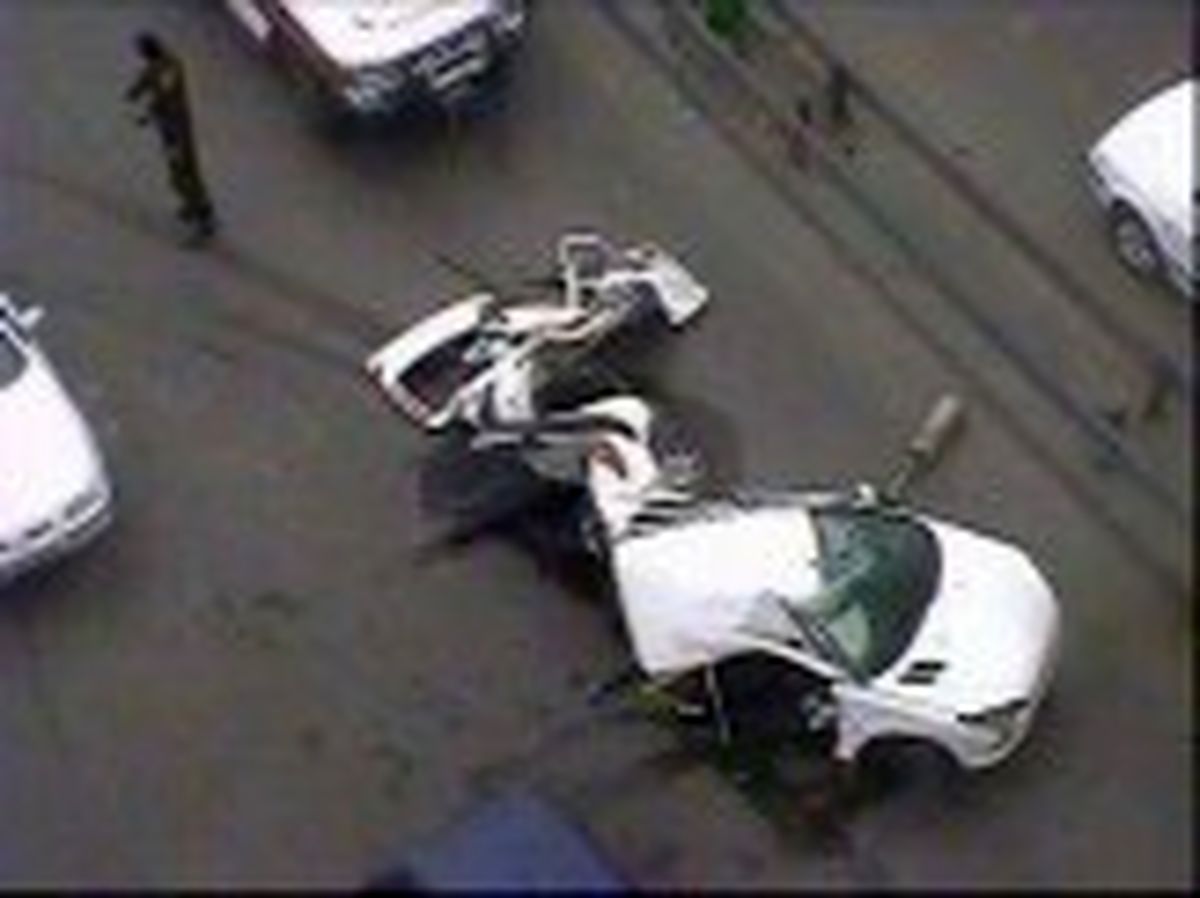 سرعت بالای خودرو 206 دو نفر را به کام مرگ کشاند