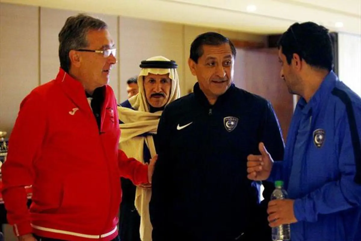 جاسوس الهلال در تمرینات پرسپولیس