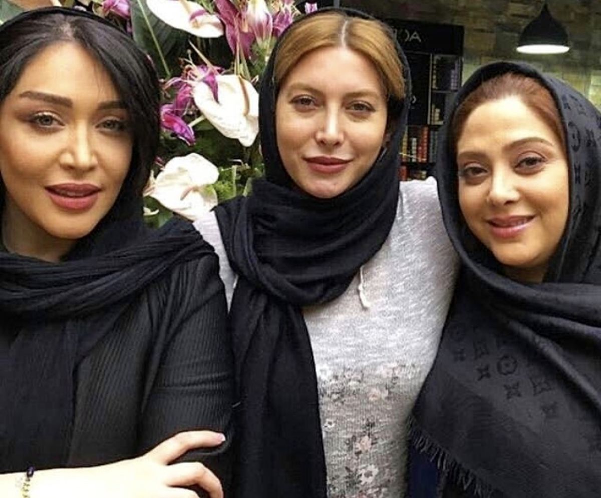 فریبا نادری و دوستانش + عکس