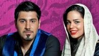 احسان خواجه امیری و همسرش در رونمایی از آلبوم جدیدش/عکس
