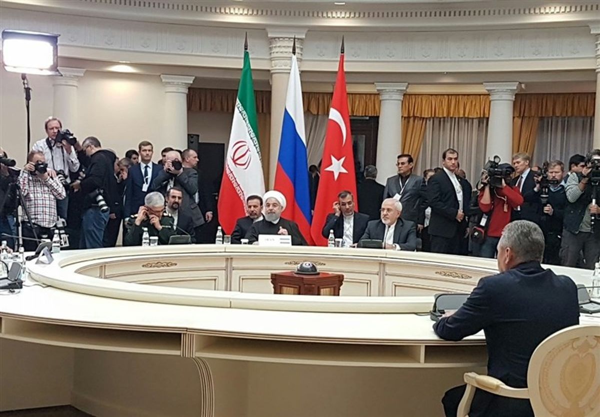 آغاز نشست سران ایران، روسیه و ترکیه در سوچی