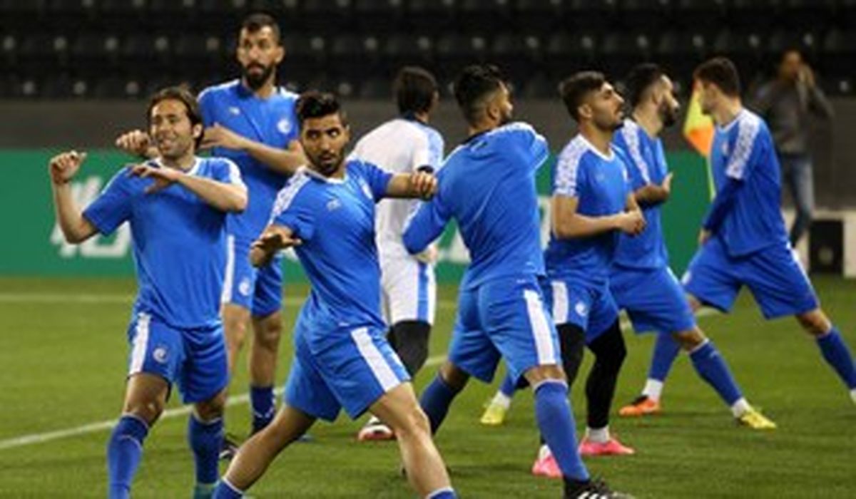 پنهان شدن استقلالی ها در سالن وزنه