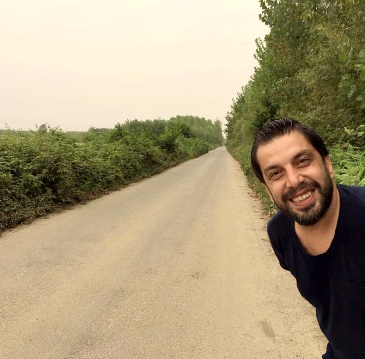 عباس جمشیدی فر در جاده ای بی انتها + عکس