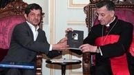 دیدار رایزن فرهنگی ایران با اسقف مسیحیان مارونی لبنان
