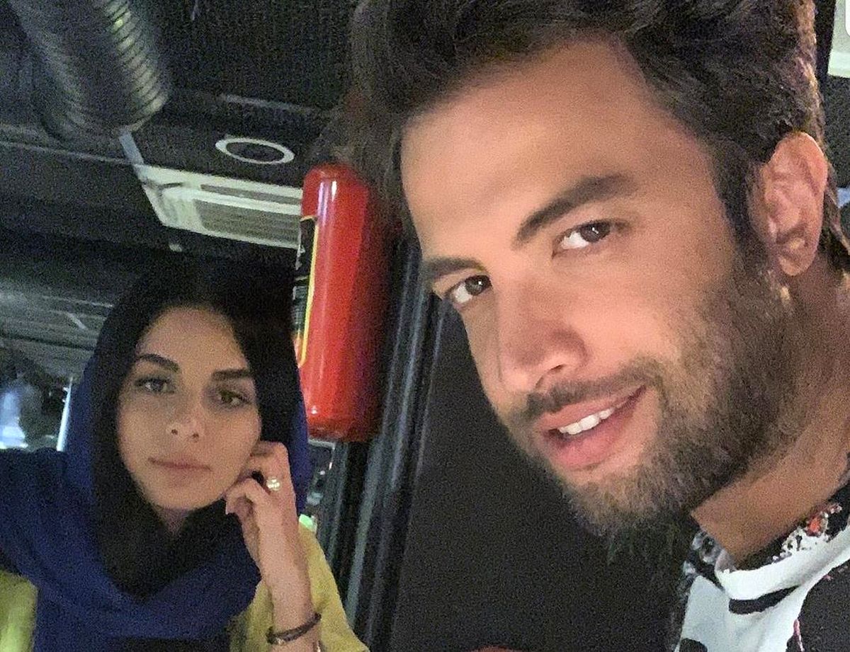 بنیامین بهادری و همسرش شایلی محمودی