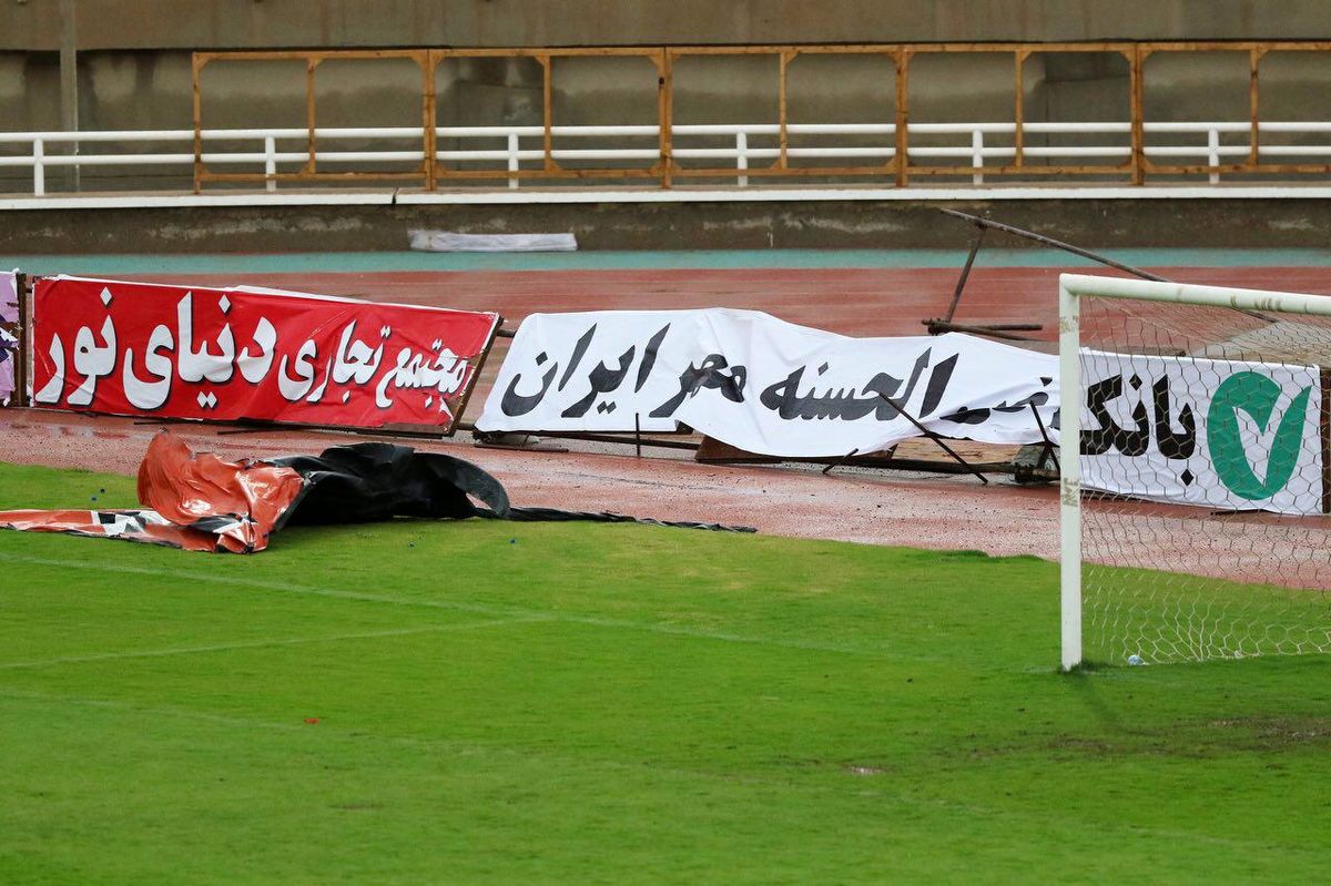 باد، فولاد و ذوب آهن را برد! (عکس)
