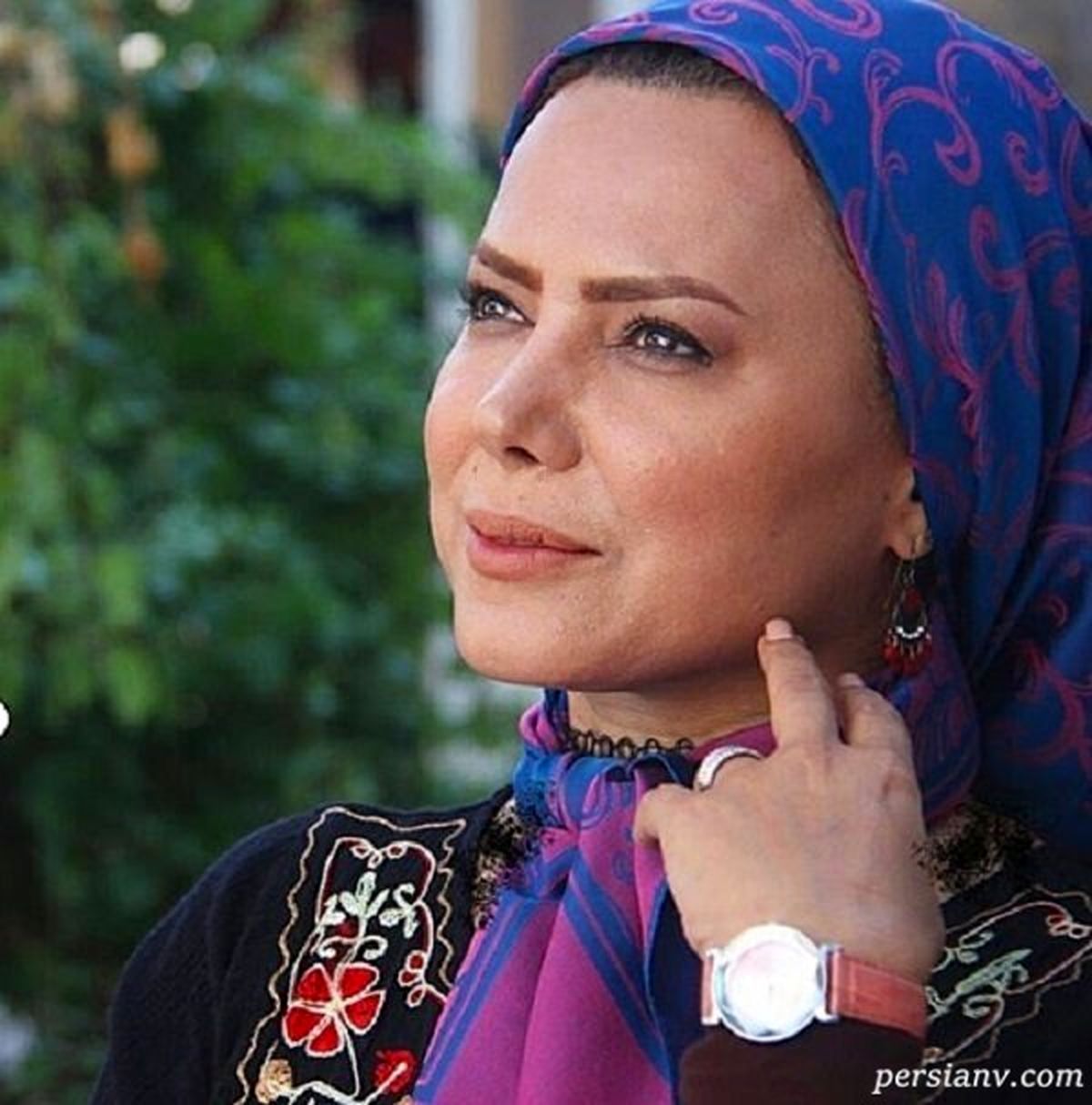 عکس خانم بازیگر بدون مو