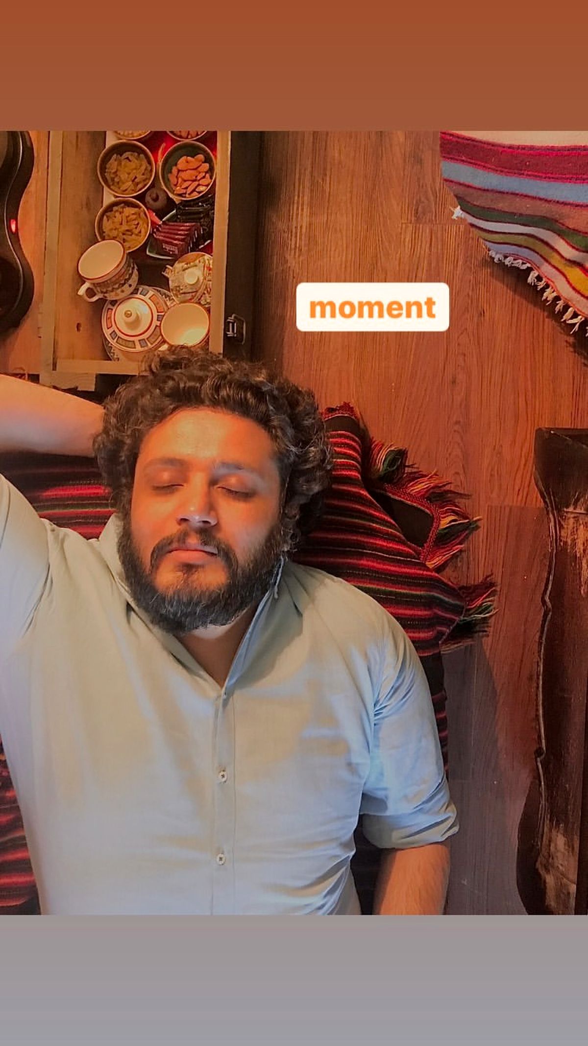 مهران رنجبر در خواب + عکس