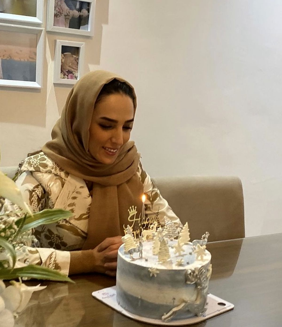 تولد خانگی خانم بازیگر + عکس