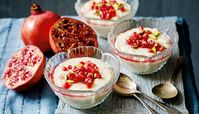 دسر ماست و انار مخصوص شب یلدا ، سه سوته و خوشمزه