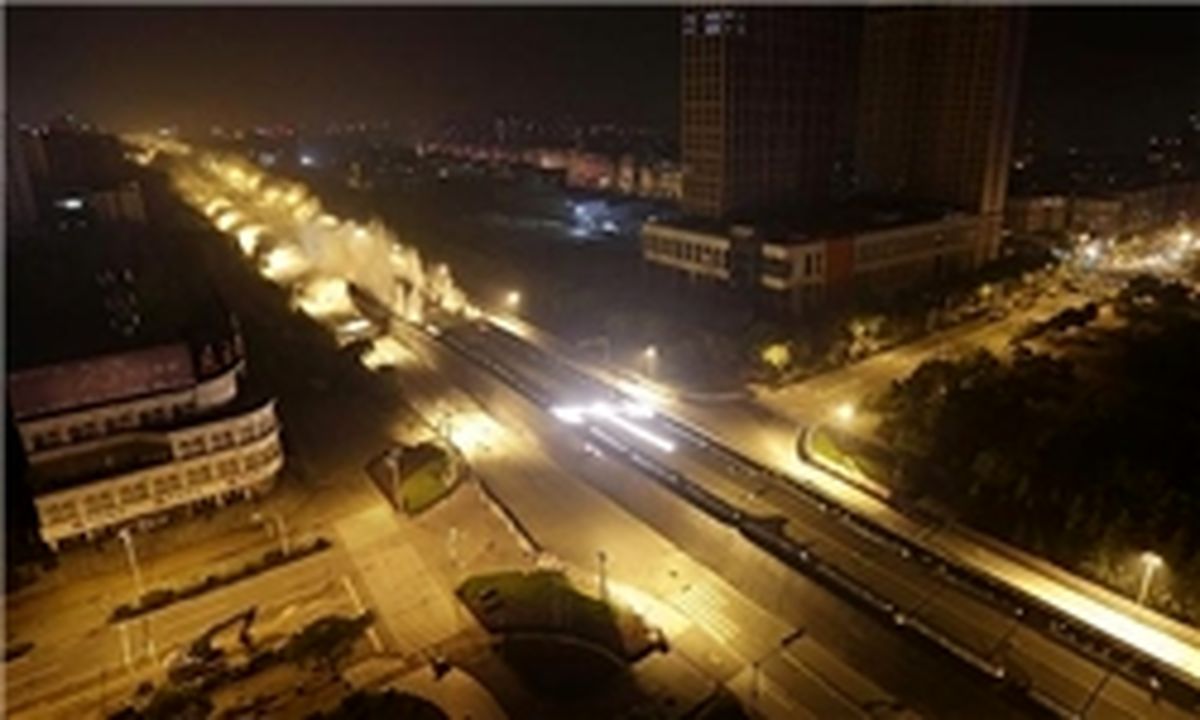 تخریب طولانی‌ترین پل بتنی در چین