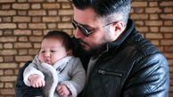  دختر بانمک «شاهرخ استخری» در آغوش آقای بازیگر/عکس