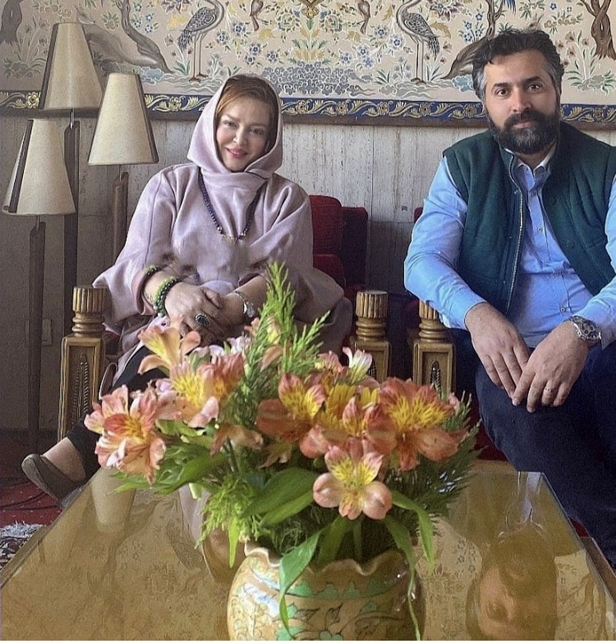 بهاره رهنما در کنار همسرش + عکس
