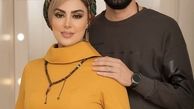 نیلوفر شهیدی و همسرش + عکس