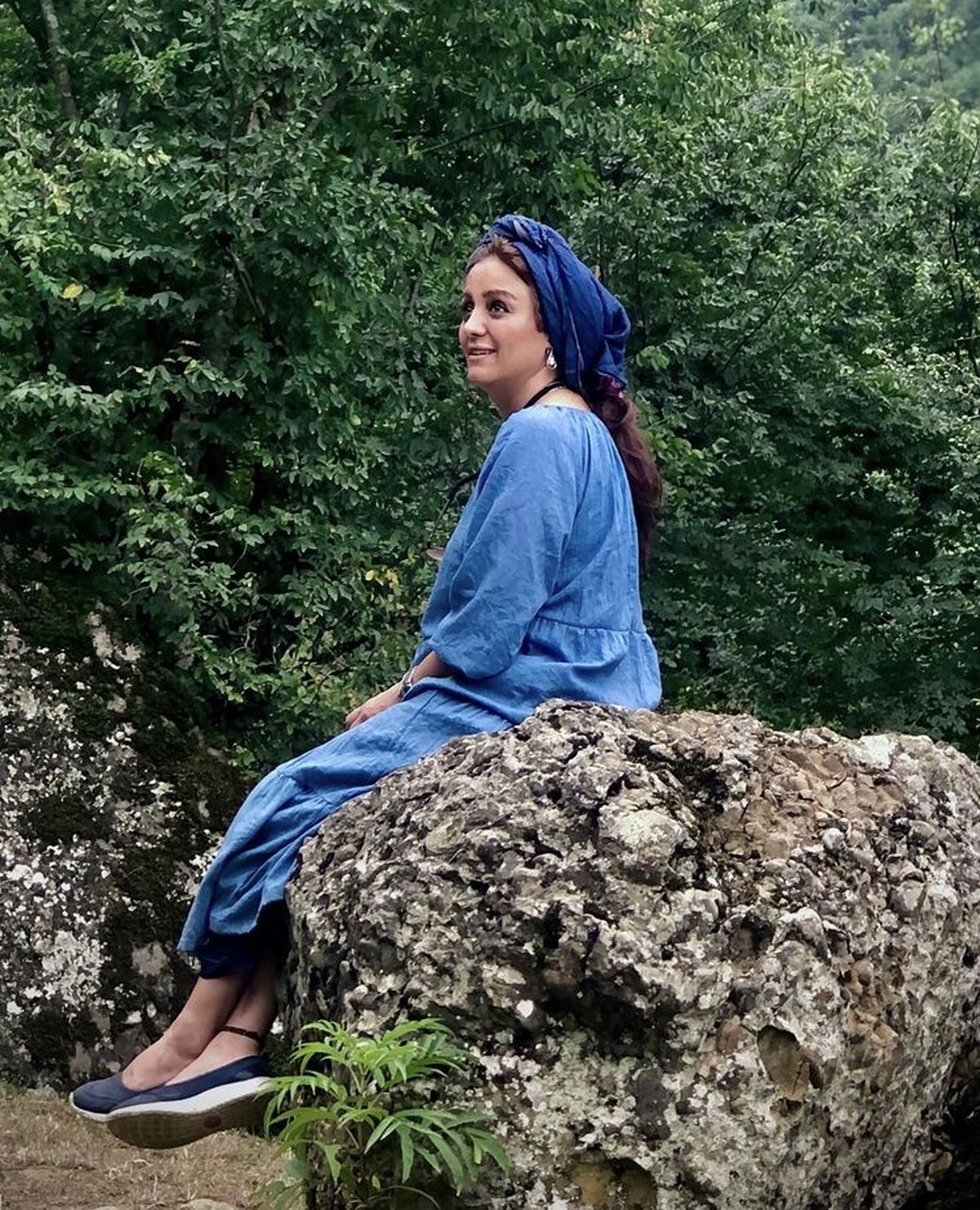 نسرین مرادی در دل طبیعت + عکس