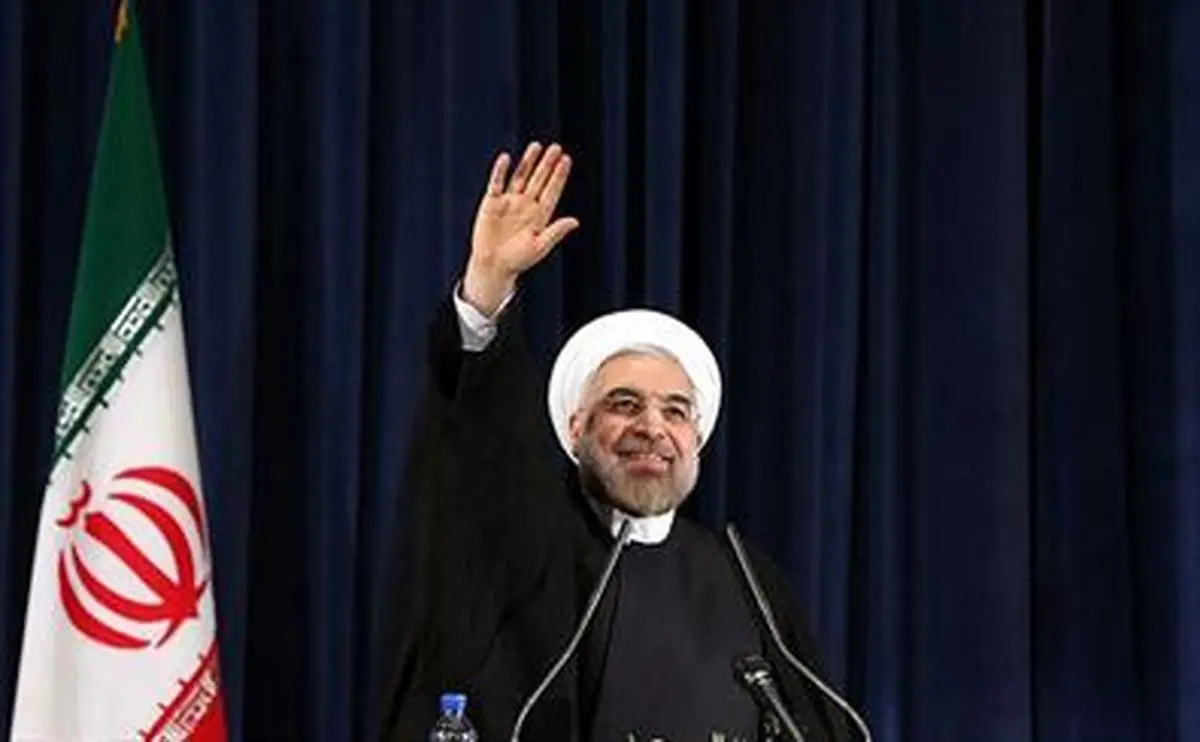 حضور روحانی در دانشگاه تهران