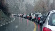 مه گرفتگی و ترافیک نیمه سنگین در جاده‌های کشور 