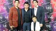 مهدی رحمتی و پسرش در کنار فرزاد فرزین خواننده پاپ+ عکس