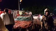واژگون شدن دو خودروی پرشیا و h۳۰ کراس در بزرگراه آزادگان ۶ مصدوم برجای گذاشت