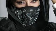 ماسک متفاوت نسیم ادبی + عکس