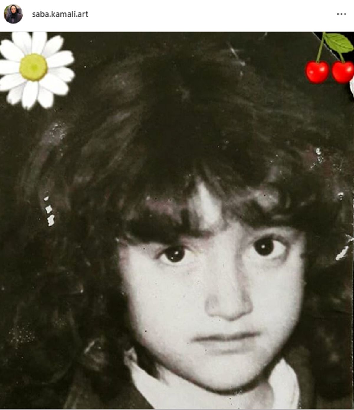 صبا کمالی کوچولو با قلبی پر از احساس