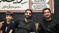 آقای مجری بااخلاق و پسرش در هیئت مداح معروف+عکس