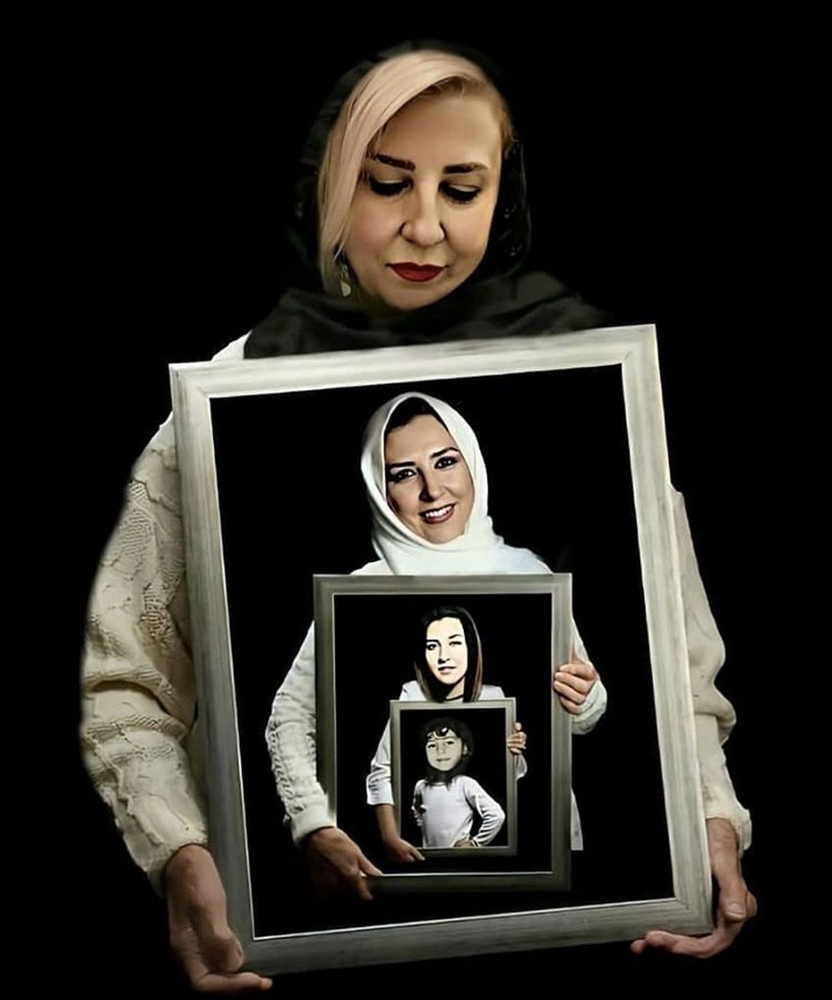تاثیر گذر زمان بر چهره مرجانه گلچین + عکس