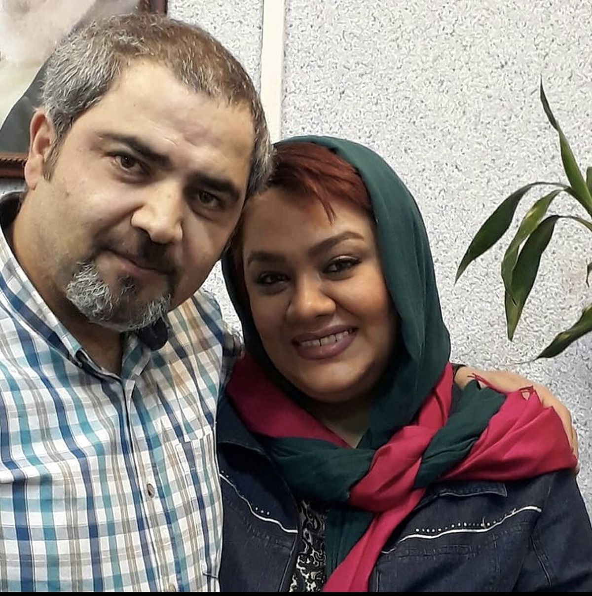 اتابک نادری و همسرش + عکس