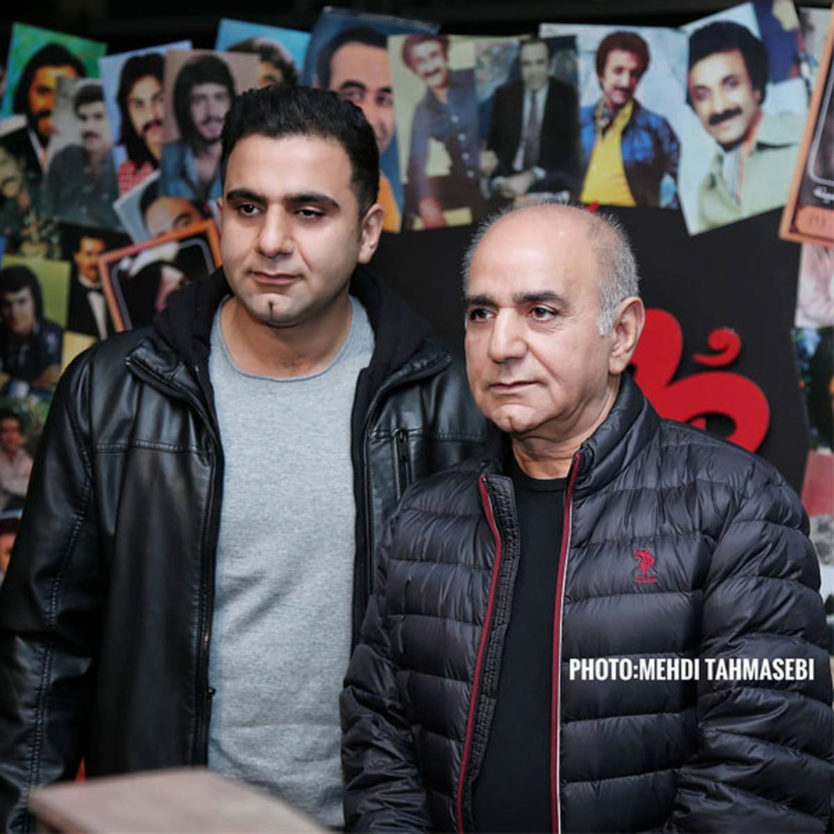 تیپ پرویز پرستویی در کنار پسرش