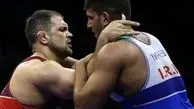  سنگین وزن ایران مقابل نایب قهرمان المپیک پیروز شد
