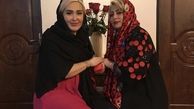 زهره فکور صبور در کنار دوستش + عکس