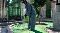 گلف بازی کردن مریم معصومی به روایت تصویر