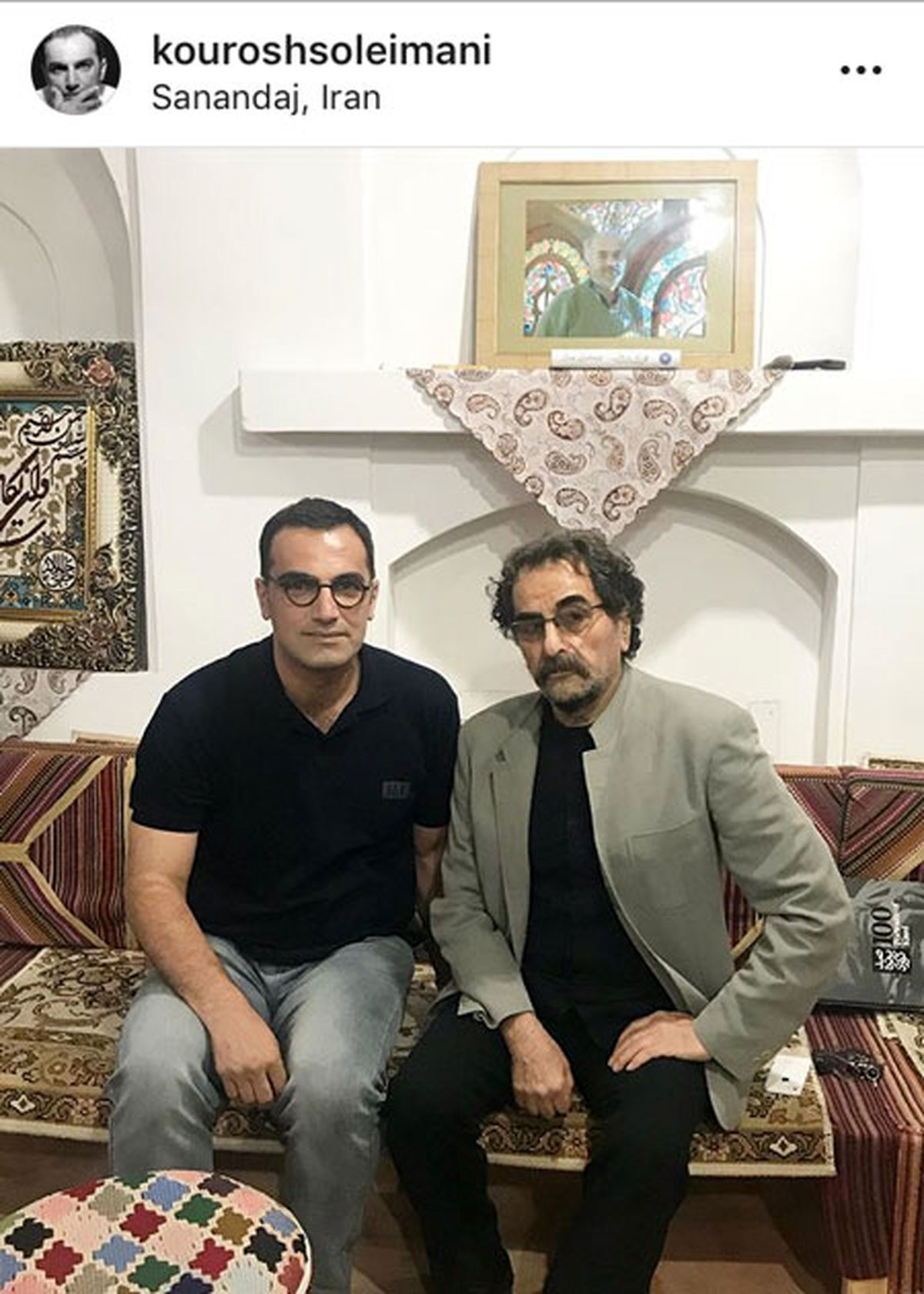 آقای بازیگر و استاد بزرگ موسیقی در سفر+عکس